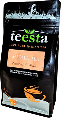 TEESTA - Original Indian Spiced Masala Chai | 7.06oz / 200gm / 90cups | Loose leaf chai tea | 100% N - //coolthings.us