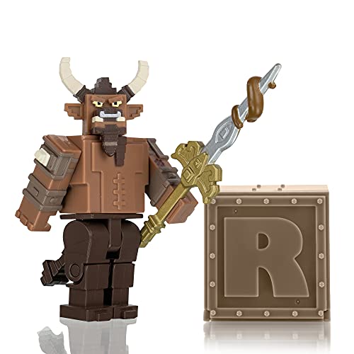 Roblox Action Collection - Kingdom Simulator: Minotaur Deluxe Mystery Figure Pack + Mystery Figure Bundle [Includes 2 Exclusive Virtual Items]