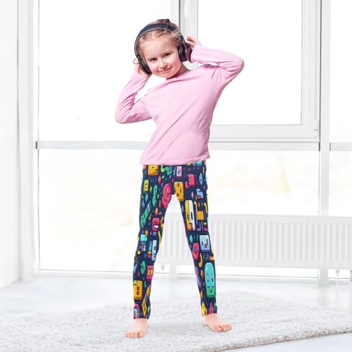 Toddler Girls Leggings Printed Yoga Pants Leggings Illustration One for Kids4
