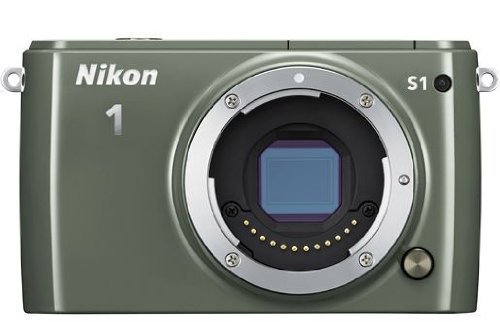Amazon.com : Nikon 1 S1 10.1 MP HD Digital Camera (Green) Body