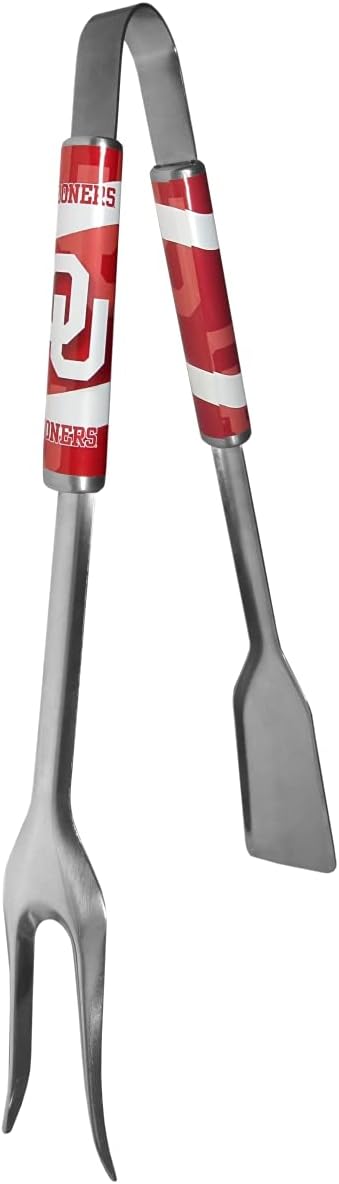 Siskiyou Sports NCAA Oklahoma Sooners Unisex 3 in 1 BBQ Tool, Team Color, One Size