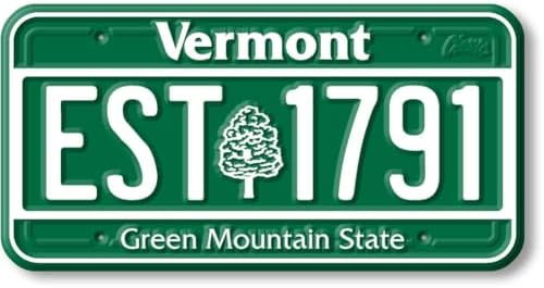 Vermont State License Plate Magnet by Classic Magnets, 1.9" x 3.8", Collectible 3D Rubber Vintage-Style Souvenirs and Gifts Made in the USA image 5