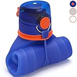 🔸 NO SÓLO AHORRA ESPACIO... Las botellas de agua plegables, ayudan a ahorrar espacio para la hidratación, pero lo más importante es que el agua NO sabe a silicona, la botella de ejercicios se puede mantener de pie, y es ¡fácil de transportar! Con EXIT, usted no tiene que sacrificar la función de la botella por conveniencia, ya que esta es la única botella enrollable de silicona que utiliza silicona de grado médico con un diseño ergonómico único.