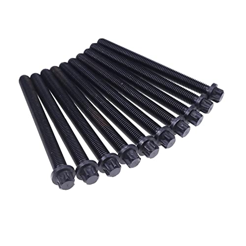 Aivwumot 10Pcs Cylinder Head Bolts 04270815 02109444 Compatible For Deutz 1011 2011 Engine Bf4M1011 Bf4M2011 04178044 0427 0815 0210 9444 #TOP18