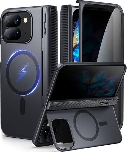 TONGATE }Olbg Google Pixel 9 Pro FoldP[XX^htA[MagSafeΉ] Google Pixel Fold 2 2024pXN[veN^[qWیGoogle 9Pro FoldX}zP[X