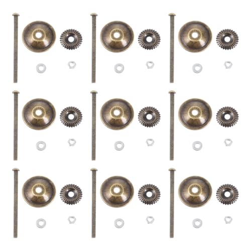 SEWACC 20 ensembles Jeu de Poignées de Meuble Céramique Vintage avec Vis et Rondelles pour Portes Armoire Accessoires Quincaillerie Placards Boutons...