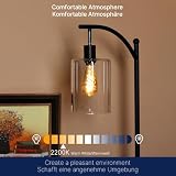 FLSNT żarówka Edisona LED, ST58 Vintage spiralna żarówka z żarnikiem 4 W (odpowiednik 40 W), podstawa E27, nie ściemnialna, 2200 K, przezroczyste szkło, 4 sztuki