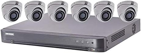 HIKVISION T7208U2TA6 5MP TurboHD Kit inlcude (1) DS-7208HUI-K2-2TB DVR 8-Channel DVR w/2 TB HDD + (6) DS-2CE56H0T-ITMF TurboHD 5MP EXIR Outdoor Analog Cameras