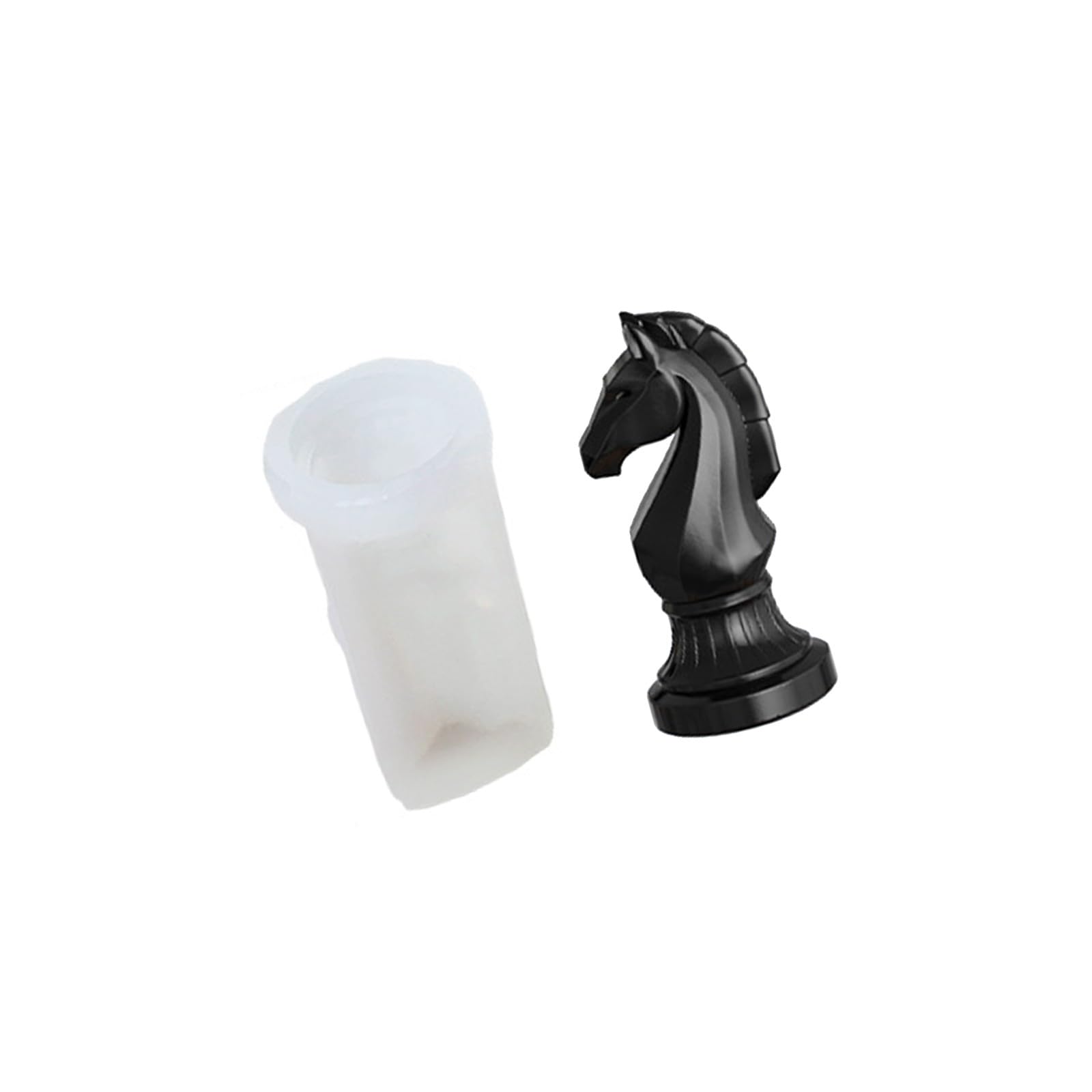Oxxggkao 3D Chess Molds for Hand Craft Food Grade Silicone Construction Perfect for Making Chocolate and Plasters Projects Chess Shaped Silicone Mold