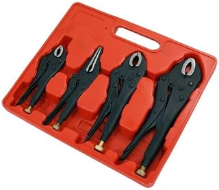 Neilsen ct0980 4 Piece Locking MOLE Grip Pliers, Silver