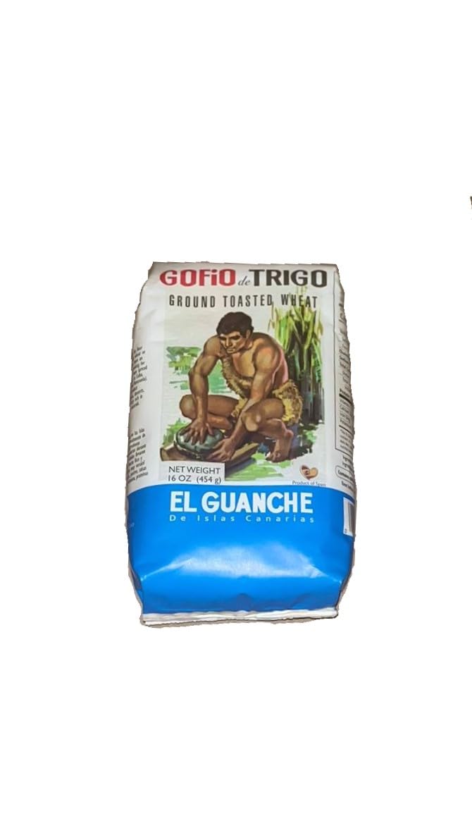 Gofio El Guanche (2 pack) 1 pound each. Ground Toasted Wheat.