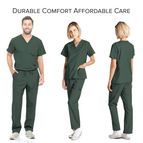Image of Dagacci Scrubs Medical Uniform Women and Men Scrubs Shirts and Tops