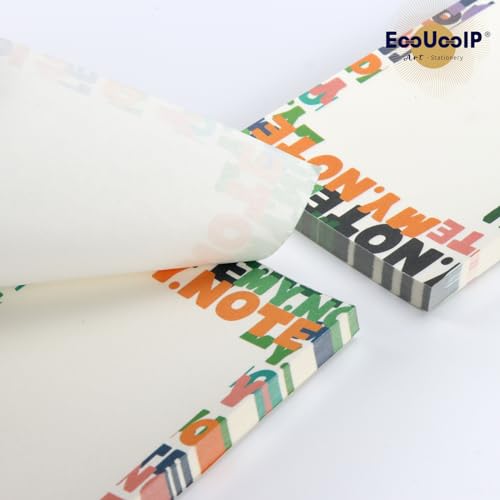 EooUooIP Haftnotiz-Notizbuch,6 Stück Haftnotizbuch zum Notieren, Skizzieren,Zeichenpapier für Anfänger,Malkunstpapier,Geeignet für Erwachsene und Anfänger.