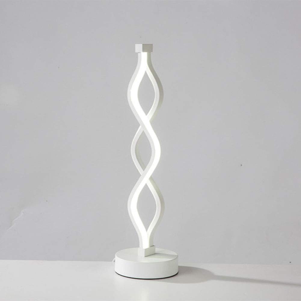 Lampe De Chevet Moderne Lampe De Bureau Led 22W Lampe De Table Twirl