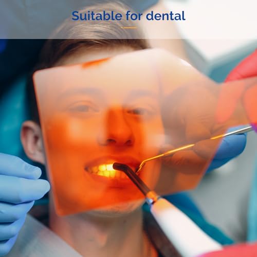 Image of JMU 2 Pcs Dental Shield Plate, Handheld Dental Shade Board, Dental Light Curing Shield Eye Protective Plate
