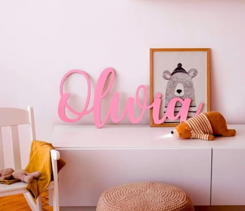 Letras de madera personalizadas para banquetes y decoración de mesas de bodas 5