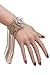 Women Fashion Jewelry Gold Chain Metal Long Tassel Fringes Wrist Bracelet Silver Sun Charm