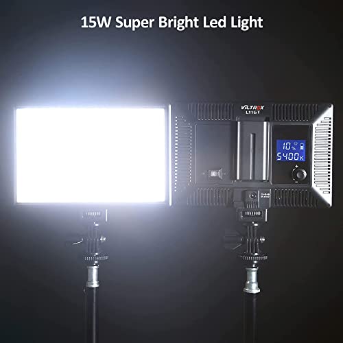Viltrox L116T 3300K-5600K Led Photography Light Kit With Np-F550 Battery, Super Thin On Camera Led Key Light Panel For Photography, Video，Live Streaming, Studio, Youtube, Tiktok #TOP3