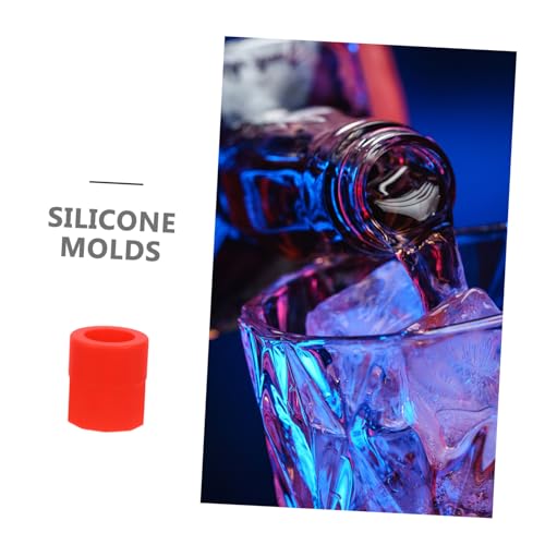 Moldes de Silicona para Cubitos en Forma de Vaso de Shot Rojo miniatura 3