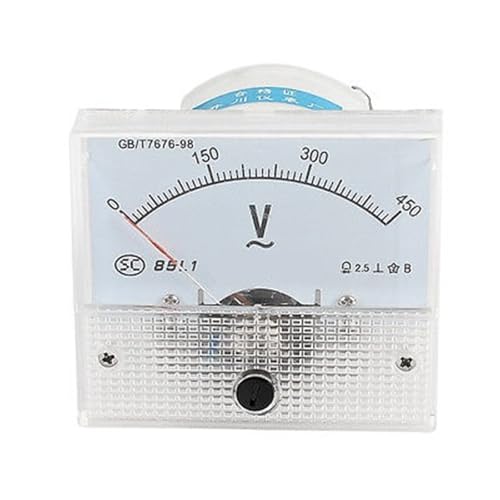 Voltmètre analogique 0-450 VCA évite les pannes de surtension