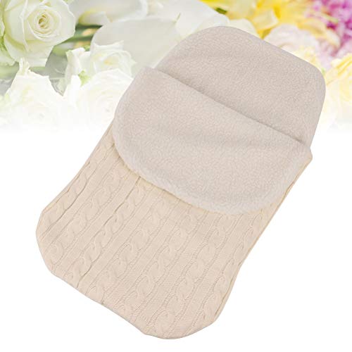 TOYANDONA 1 saco de dormir quente respirável tricô grosso saco de dormir Fleabag para bebês recém-na