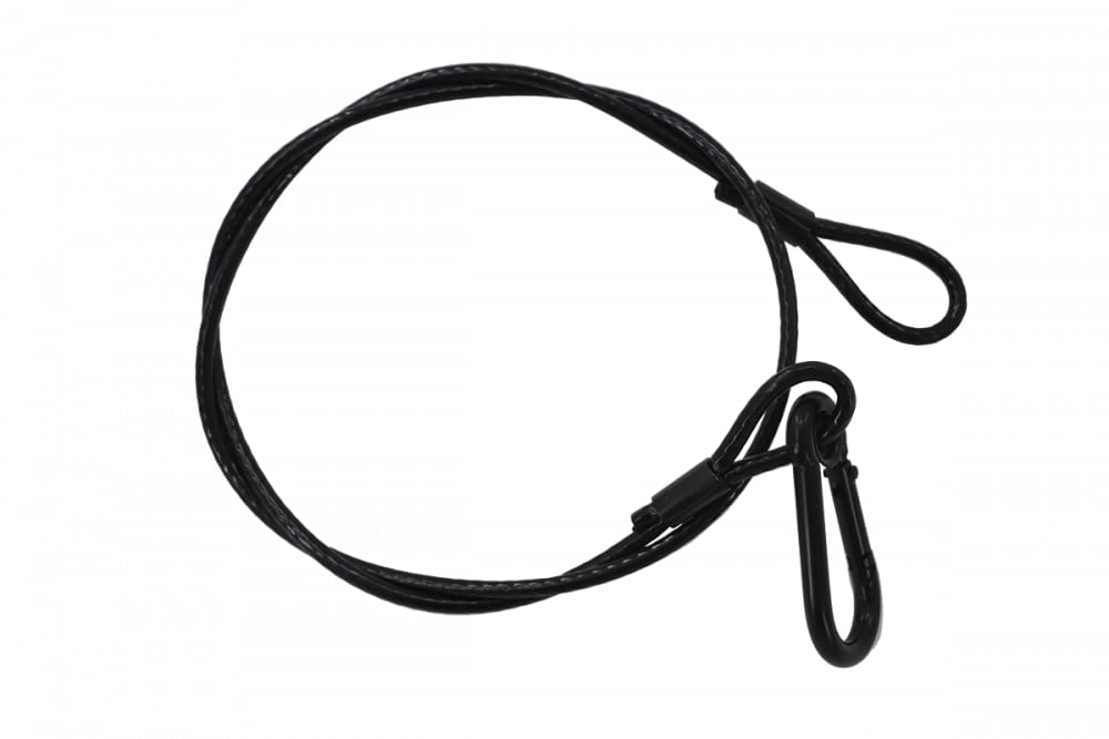 ALGAM LIGHTING Escavatore di sicurezza 4 mm - 85 cm nero - carico massimo 40 kg - confezione da 12 - nero