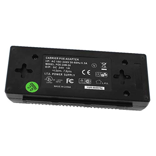 Inyector POE 24V 1A Fuente de alimentación sobre Ethernet Switch Adaptador de red miniatura 2