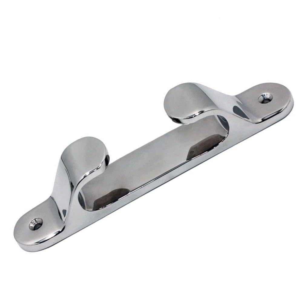 Polea de arco en acero 316 para guiar cuerdas de barcos yates plata 5"