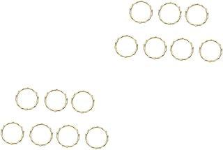 VILLCASE Argolas 14 Pçs Anel Fichário Clipe Círculo Caderno De Folhas Soltas Encadernação Espinhos Fichário De Folhas Soltas Fichário De Livros De Folhas Soltas Fichário De Folhas Soltas