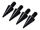 PrecisionGeek 10mm ø M6 Schwarz Aluminium Lautsprecher Spikes/Box Spikes für HiFi - 4 Stück