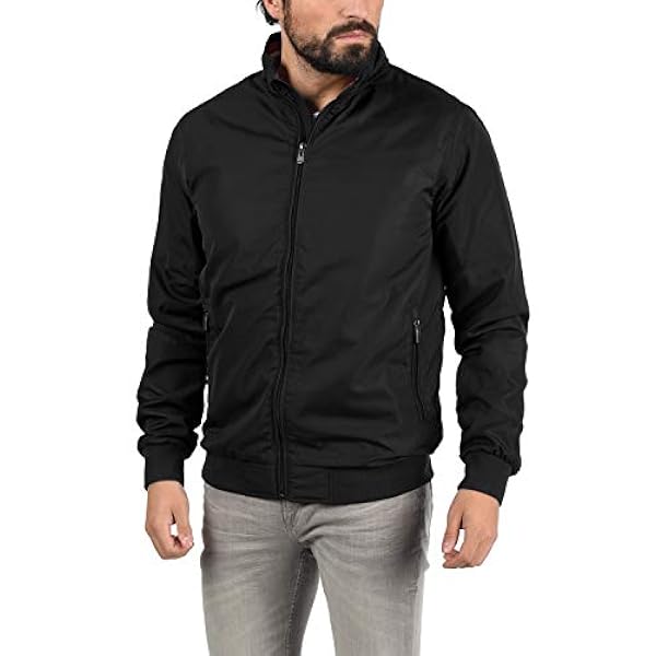 Blend BHZyklo Softshelljas voor heren, functionele jas, overgangsjas met opstaande kraag