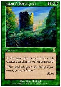 MTG 自然の復活 Foil 英語 Amazon.co.jp: Magic: the Gathering - Nature's Resurgence - Seventh