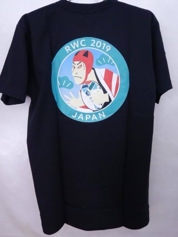 Amazon.co.jp: ラグビーワールドカップ 公式Tシャツ 日本代表 黒