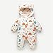 Toddler Baby Snowsuit Cute Graphic Newborn One-Piece Puffer Coat Jumpsuit Infant Winter Clothes Boys Girls for for 0-3 Years