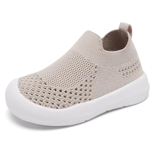 Eashi Baby Boy Girl Non-Skid Indoor Infant Walking Shoes Breathable Warm Elastic Sock Shoes with Memory Sole Protect Toes Outdoor Sneakers