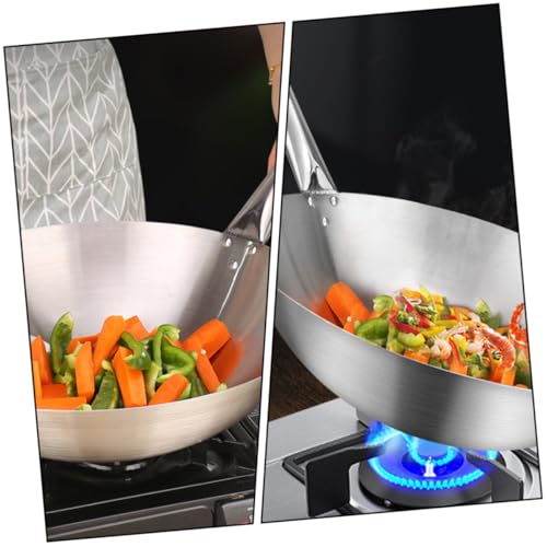Wok de Acero Inoxidable con Mango Ergonómico Cabilock miniatura 7