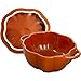 STAUB Ceramic 0.75-qt Petite Pumpkin, Oven & Stove Safe up to 572°F, Pumpkin Dish, Baking Candy Burnt Orange