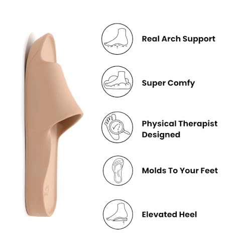 Archies Arch Support Slides – Orthotic Recovery Sandals for Plantar Fasciitis Relief, Foot Pain & Heel Pain – Lightweight, Cushioned, Shock-Absorbing Slides for Walking, Standing, and All-Day Comfort2