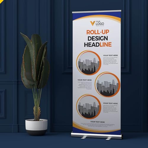 Generic FRTE-7565 33X81 Inch Custom Retractable Banner Stand Signs Ready In 1 Day Pull Up Roll Up Portable & Personalized Display thumb #2