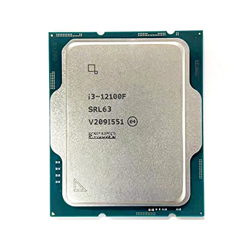 CPU I3-12100F I3 12100F 3.3gHz Quad-Core 8-Thread CPUvZbT L3 = 12m 58W LGA 1700