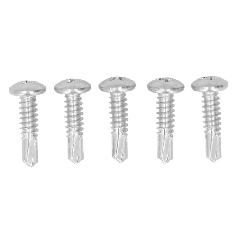 Self Drilling Screw Cross Drive Screw Carbon Steel for Application Repair - (Length: Short Hair)