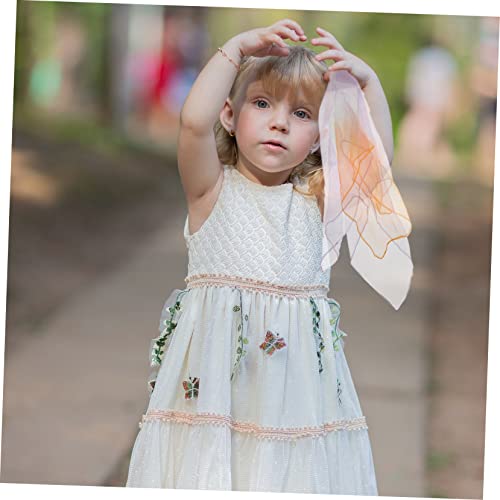 Pañuelos de baile de gasa para malabares infantiles y accesorios de actuaciones escolares 7