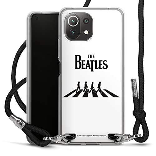 DeinDesign Coque Collier Compatible avec Xiaomi Mi 11 Lite Coque avec Cordon Coque avec Cordon The Beatles Abbey Road… - Les Beatles, Paul McCartney, John Lennon, RIngo Starr, George Harrison DeinDesign Coque Collier Compatible avec Xiaomi Mi 11 Lite Coque avec Cordon Coque avec Cordon The Beatles Abbey Road…