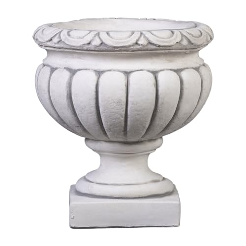 gartendekoparadies.de Klassische Steinvase Pflanzgefäß aus Steinguss, H....