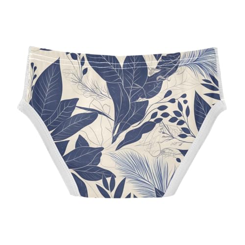 Seamless Pattern with Leafs Prints Boys Toddler Pure Cotton Kids Underwear Cute Undies2