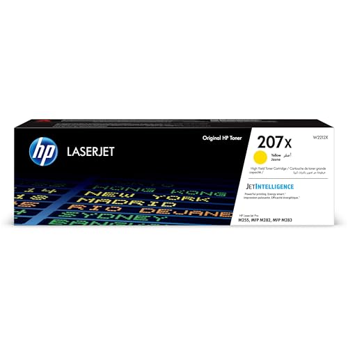 HP 207X (W2212X) Original Toner Gelb mit hoher Reichweite für HP LaserJet Pro M255