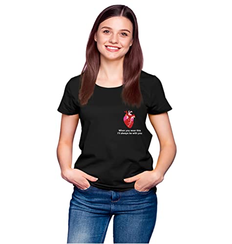 Image of Hangout Hub | Couple Tshirts | with You | Set of 2