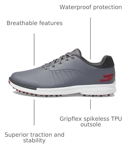Skechers Tempo Spikeless Waterproof Lightweight Golf Shoe