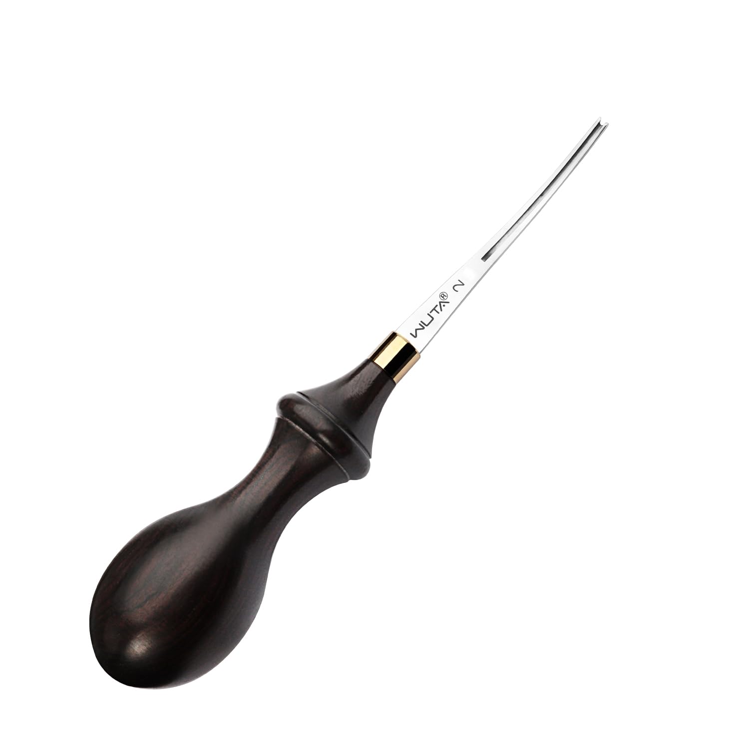 WUTA Leather Edge Beveler PRO 1.0mm Skiving Craft Work Tools Cutter Edger Creaser Skiver Supplies Professional Design Bevelers Leathercraft Kit DC53 Die Steel Ebony Handle (1.0mm)-image-33