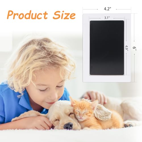 image for DeerZone Inkless Paw Print Kit,Dog Paw Print Kit,Dog Nose Print Kit,Cl